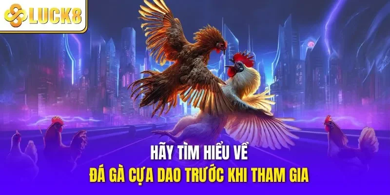 Hãy tìm hiểu về đá gà cựa dao trước khi tham gia